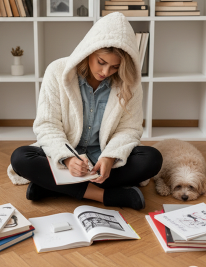 MANILA - Cardigan in peluche