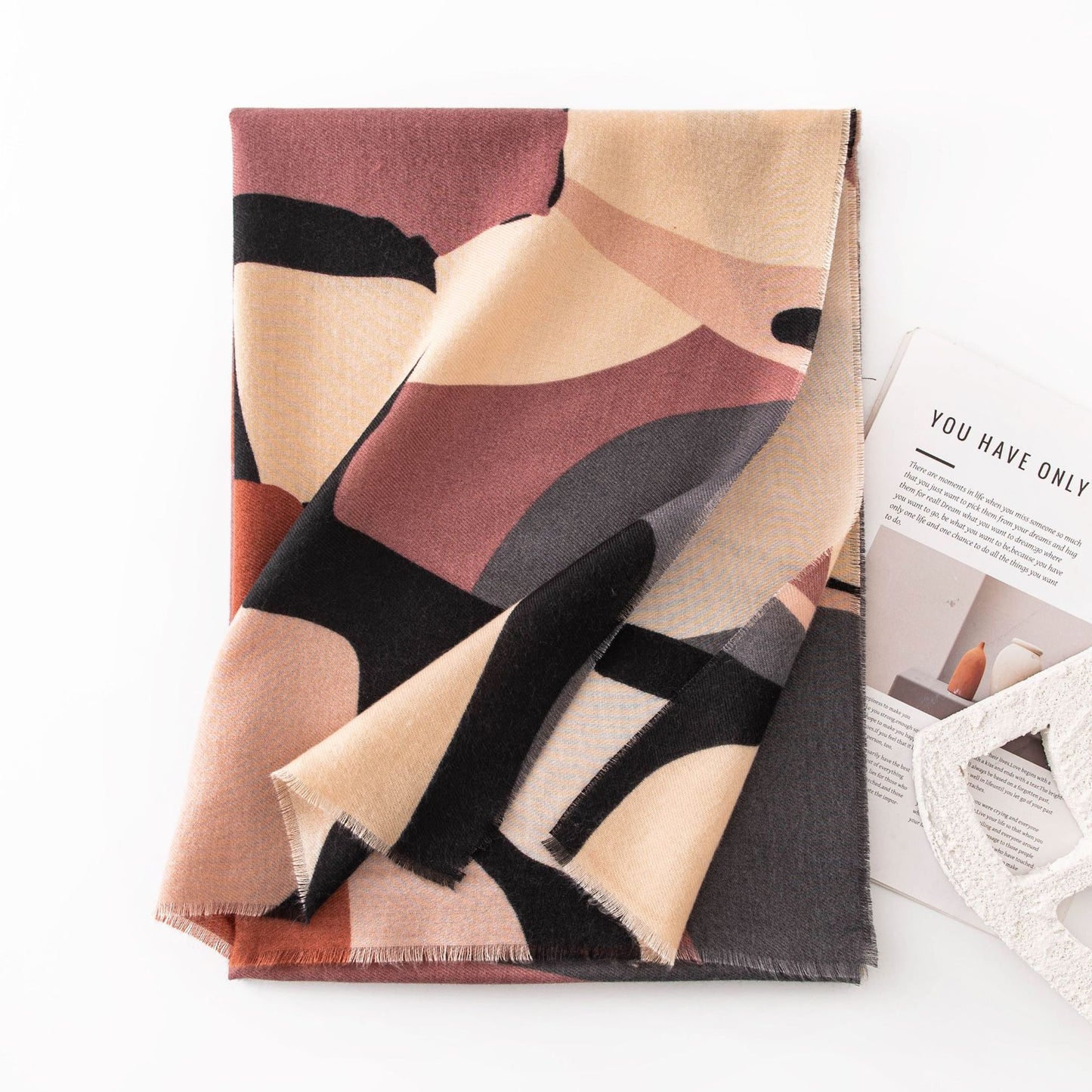 ELETTRA - sciarpa color-block