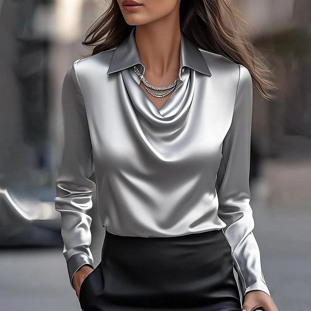 CHIC - blusa effetto seta