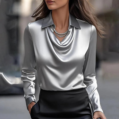 CHIC - blusa effetto seta