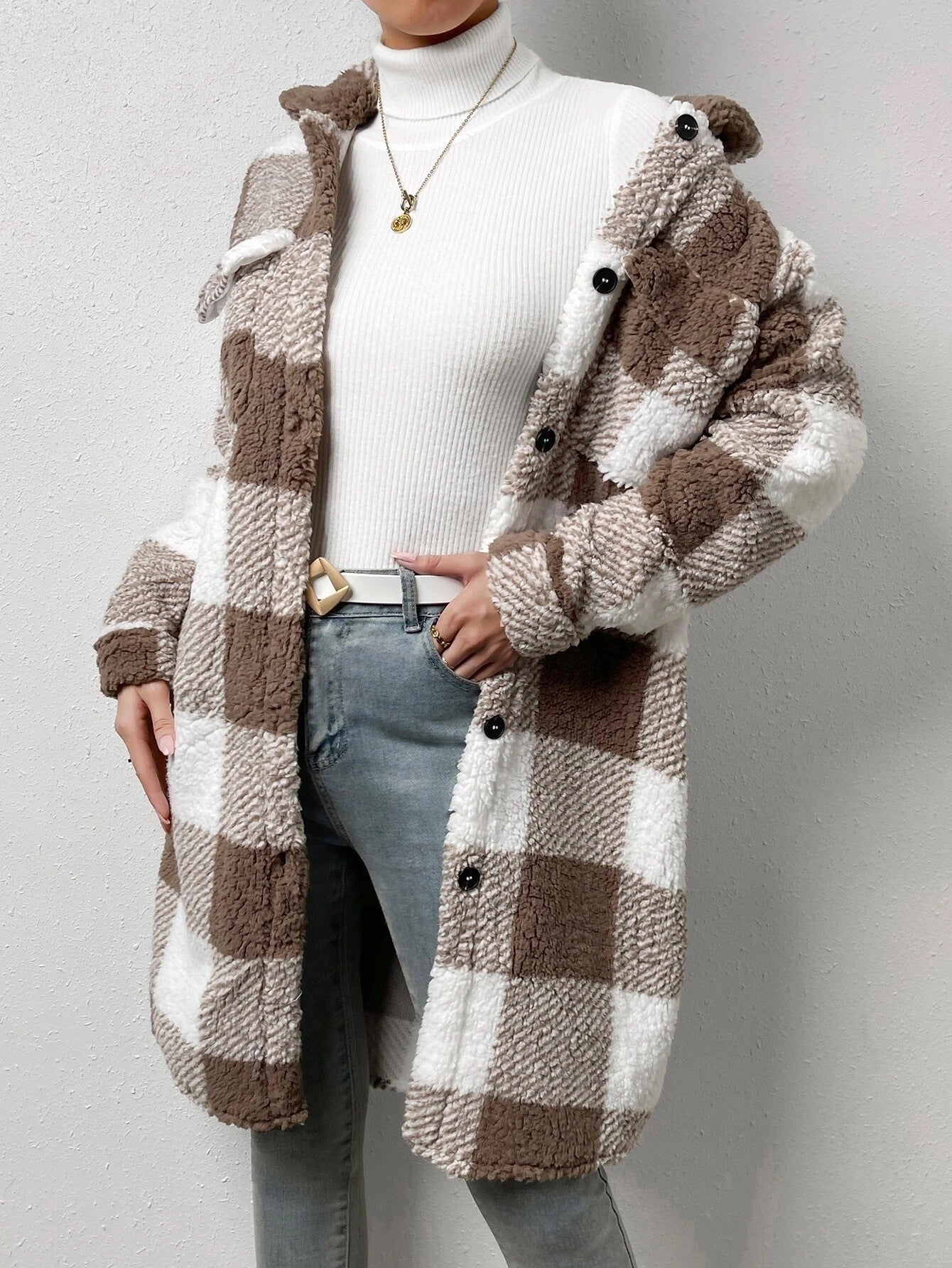 ELENA - Cappotto Plaid