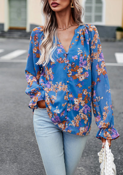 BLUMEN - blusa scollo a V