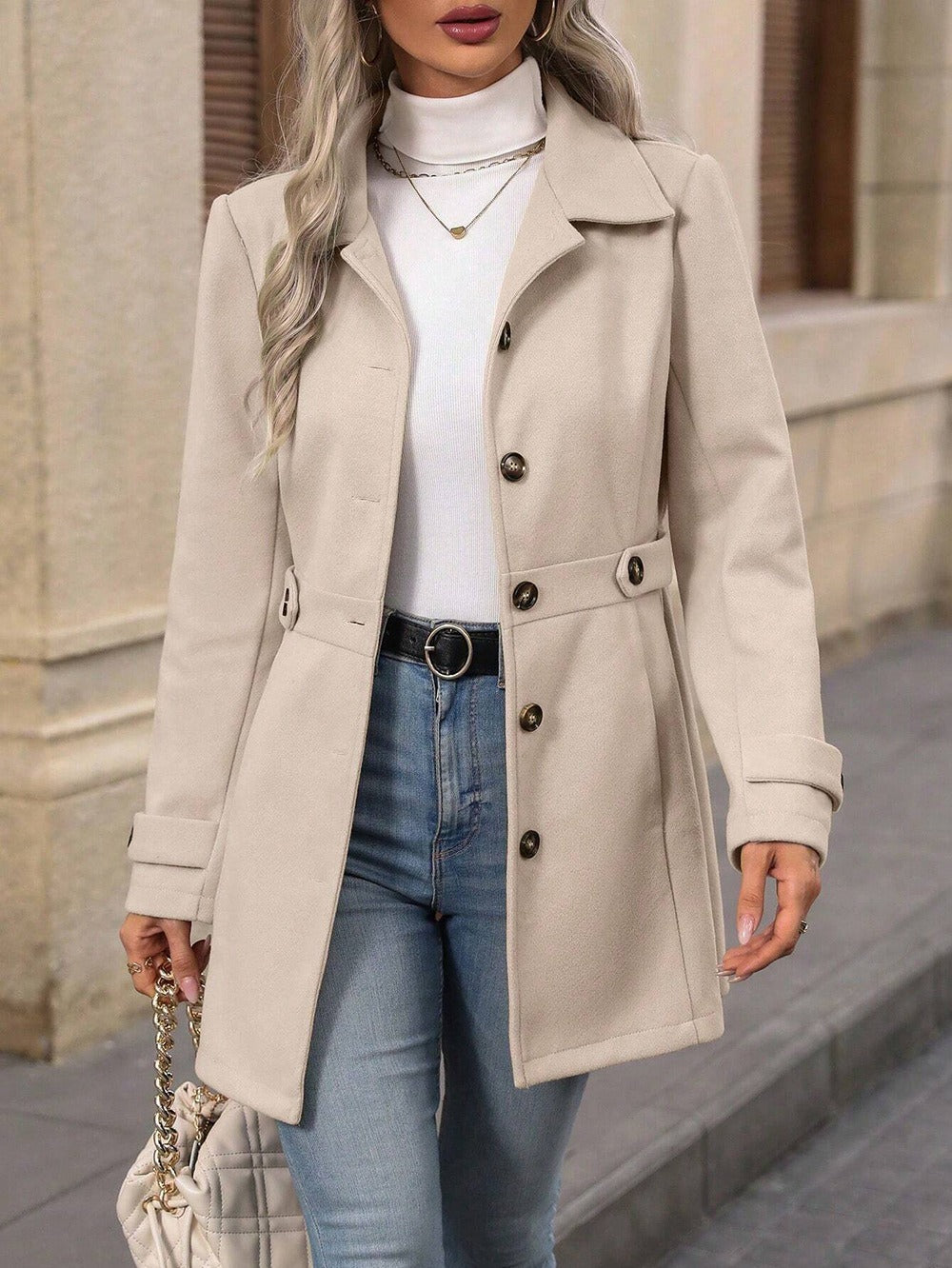GINEVRA - cappotto monopetto
