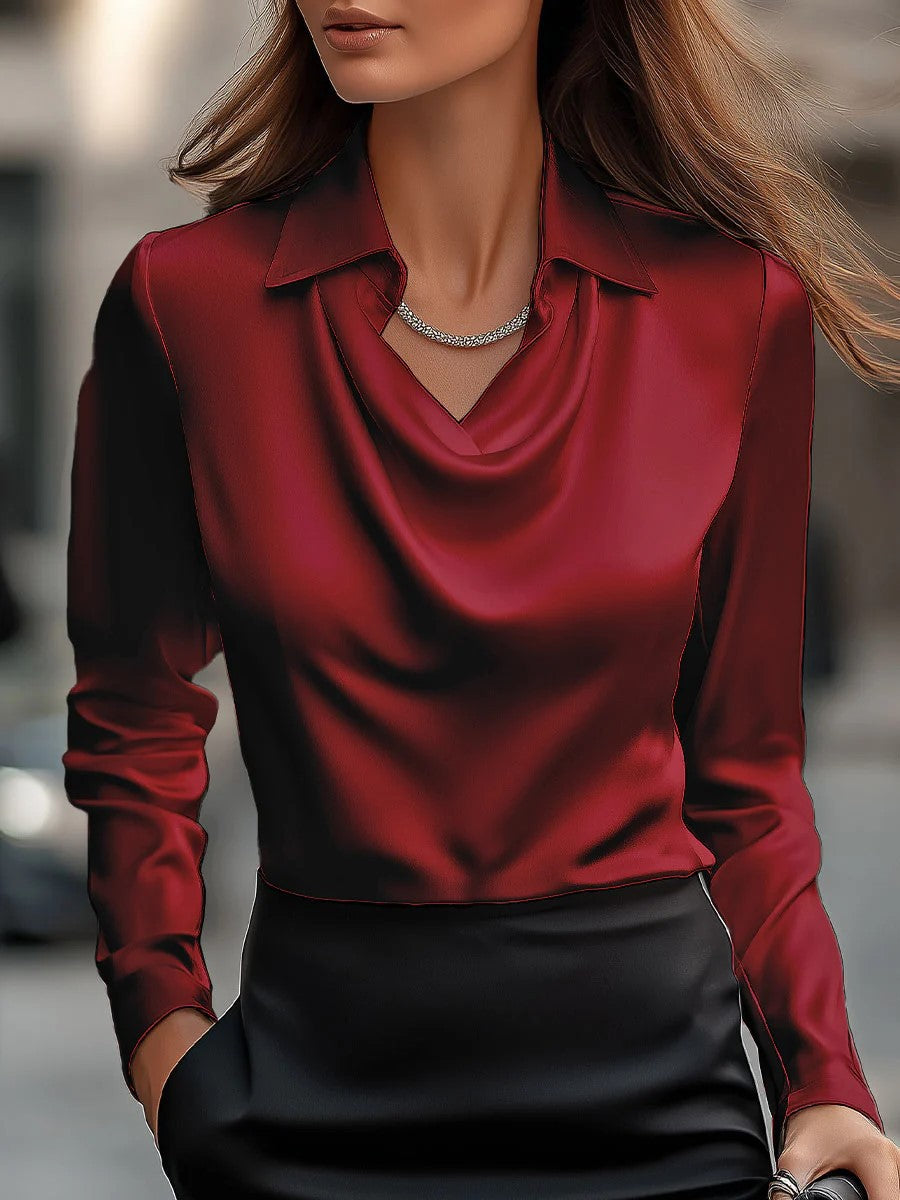 CHIC - blusa effetto seta