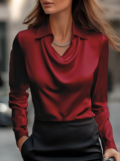 CHIC - blusa effetto seta