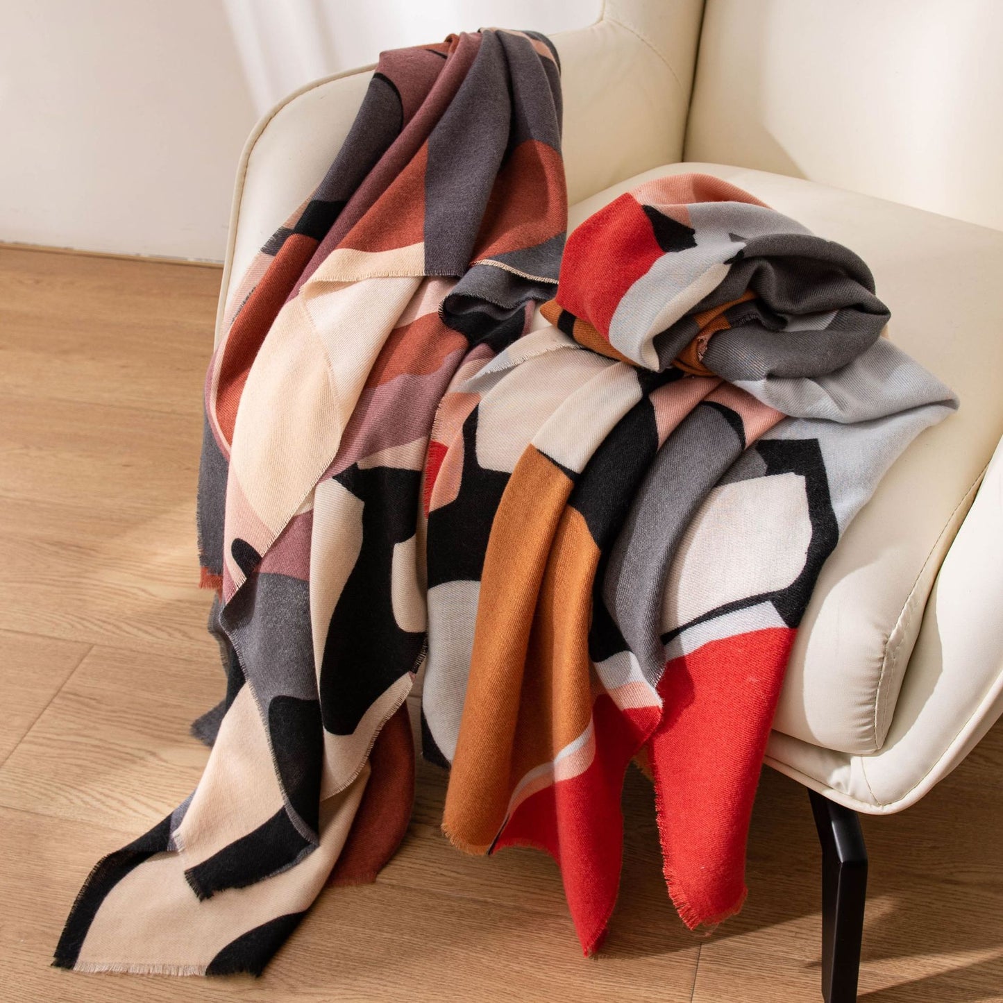 ELETTRA - sciarpa color-block