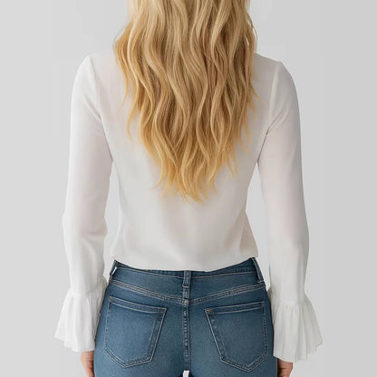 LUMIERE - camicia maniche a sbuffo