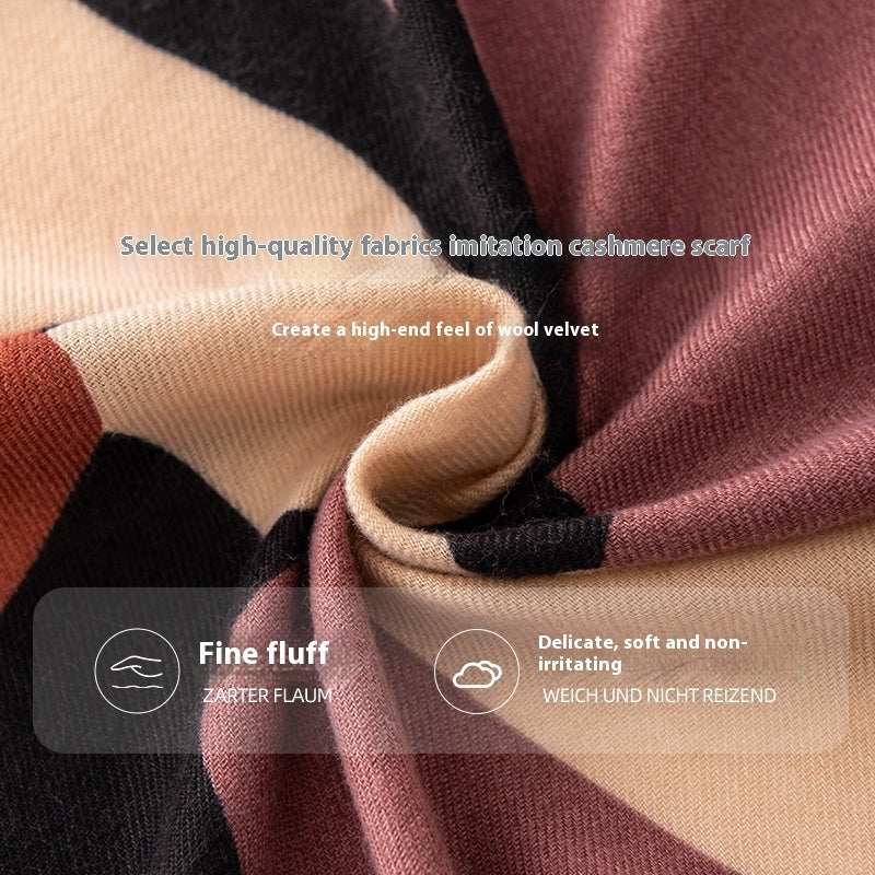 ELETTRA - sciarpa color-block