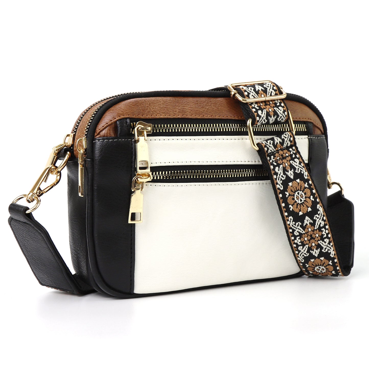 MIA - tracolla tripla zip