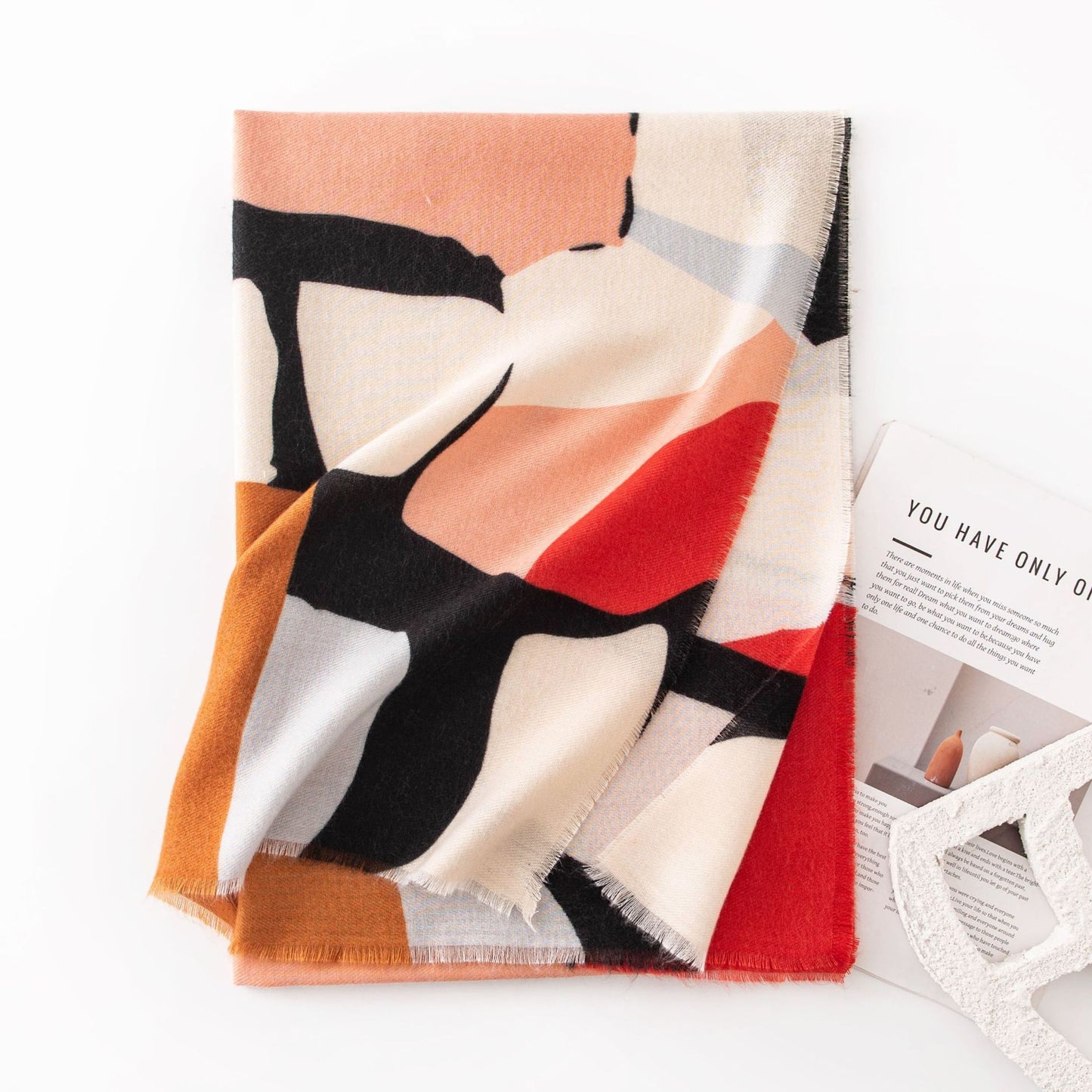 ELETTRA - sciarpa color-block