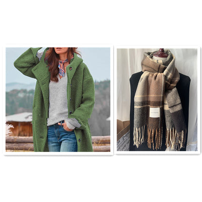 CAMILLA - Tweed Trench Coat