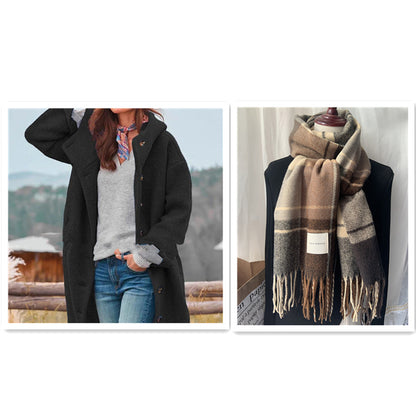 CAMILLA - Tweed Trench Coat