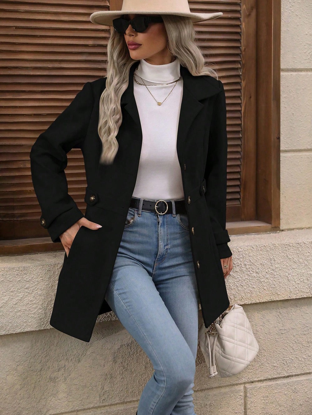 GINEVRA - cappotto monopetto