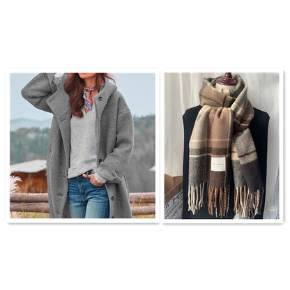 CAMILLA - Tweed Trench Coat